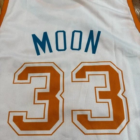 NWOT Flint Tropics Jackie Moon #33 Basketball Jersey Men’s Small Semi Pro - Picture 4 of 5